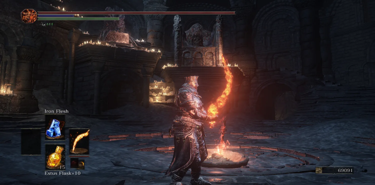 Demon's Scar in Dark Souls 3 - A Fiery Weapon from the Ashes